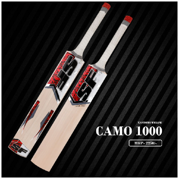 Sf Camo AdI 1000 Cricket Bat (Kashmir Willow) SH