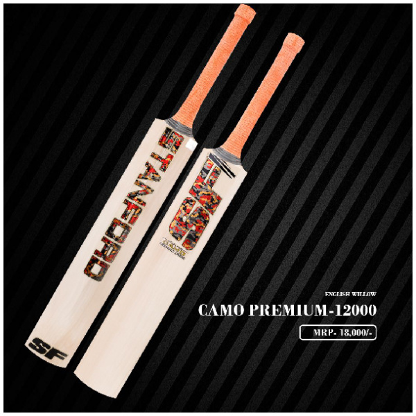 Sf Camo Premium-12000 Cricket Bat English Willow SH