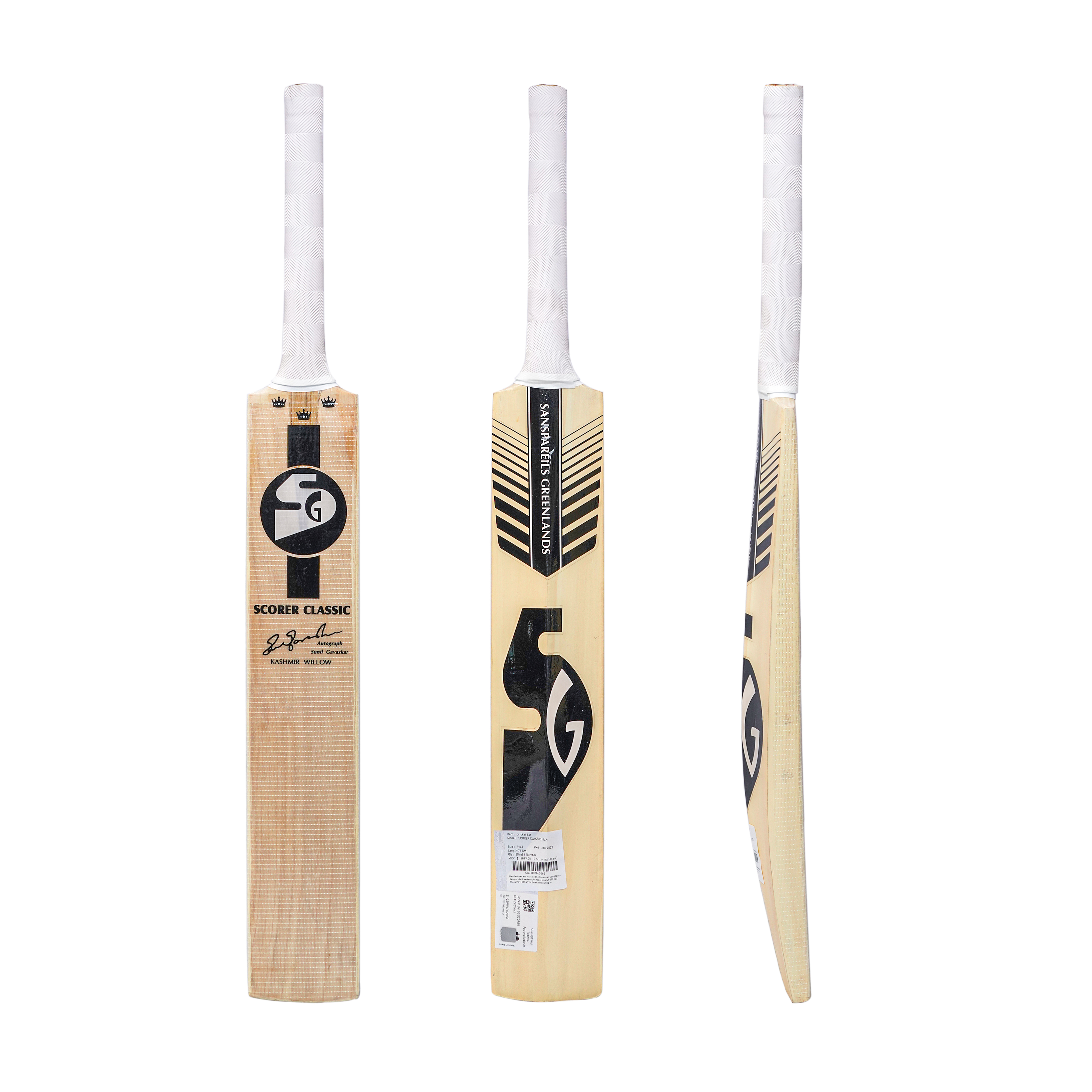 SG Scorer Classic Kashmir willow Size 6